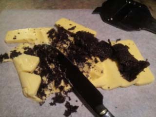 mix Truffle into the butter